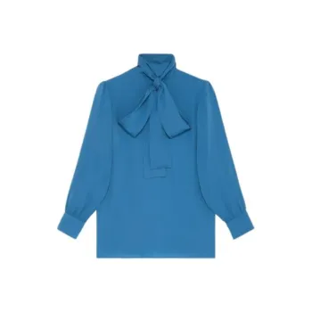 GUCCI Pussy bow Collar Silk Blouse