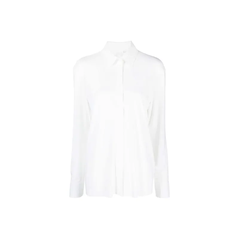 NORMA KAMALI Pointed collar Slit sleeves Shirt-0