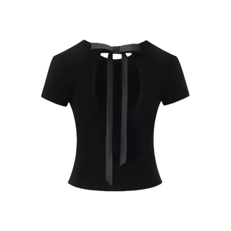 ERIRI Regular T Shirt Women's Black-1