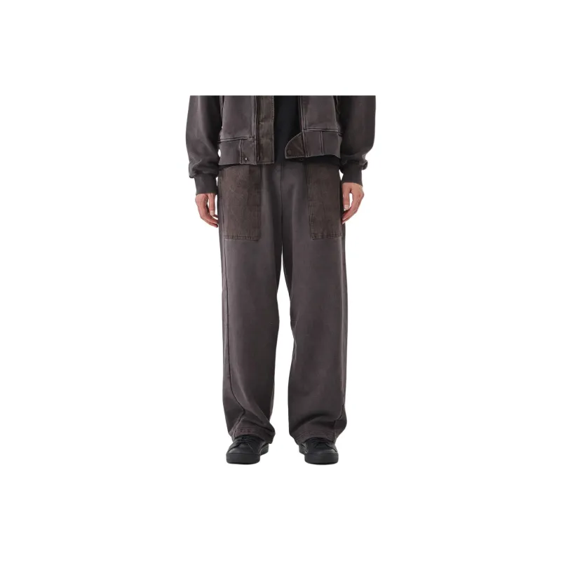 UNITED TOKYO SS25 Knitted Sweatpants Men's Brown-0