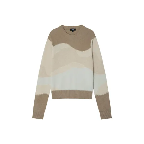 THEORY Cashmere Sweaters Women's Teak Color Mixed Color