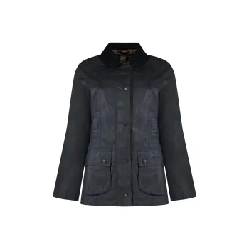 BARBOUR Collared Button-Up Corduroy Jacket
