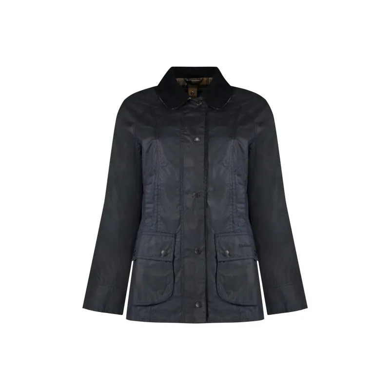 BARBOUR Collared Button-Up Corduroy Jacket-0