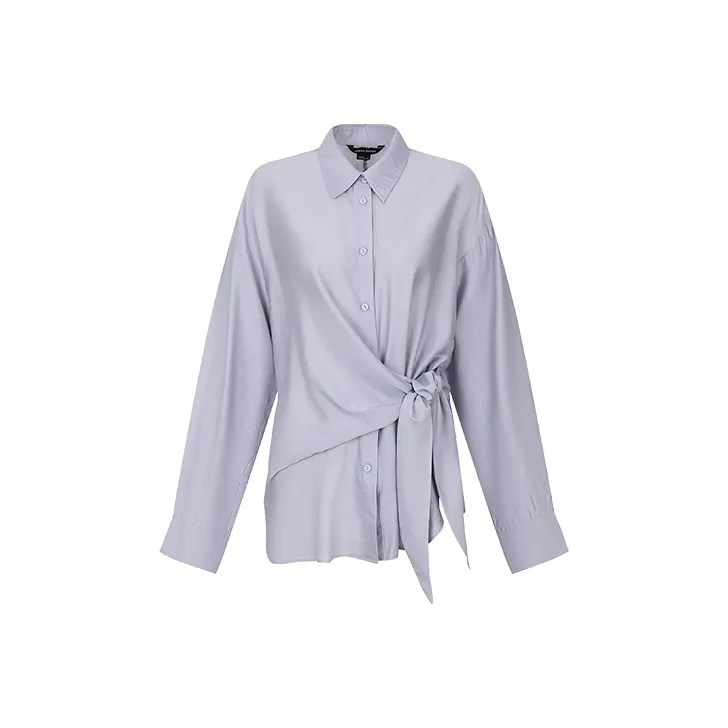 URBAN REVIVO Shirts Women's Smoky Purple-0