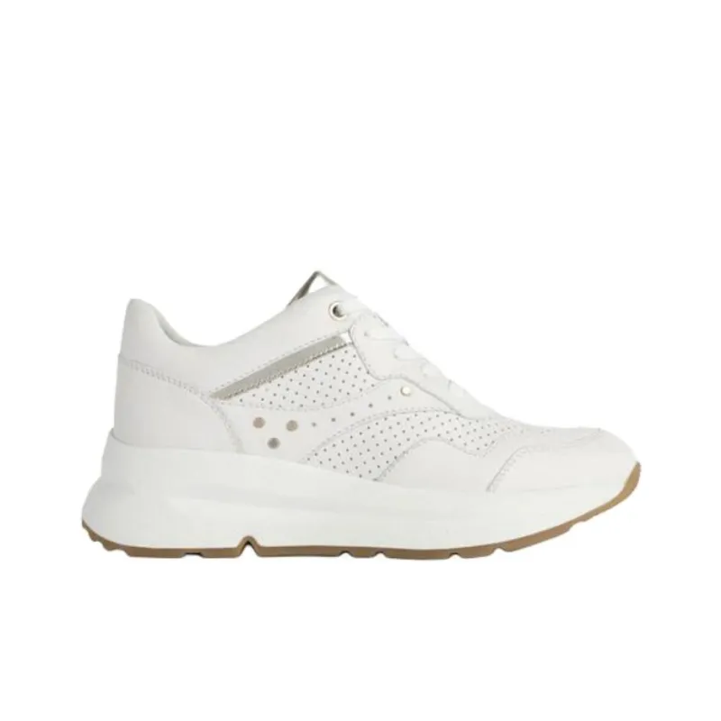 GEOX BACKSIE Low Top Casual Shoes Women's White-1