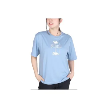 PUMA T Shirt Women's Light Blue