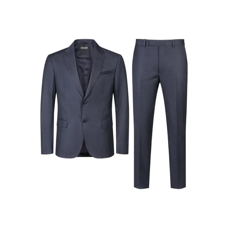 Zegna FW24 Business Suits Men's Dark Blue-0