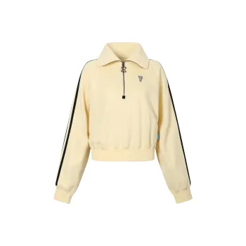 Valeria Obbaco Sweatshirt Women's Beige Yellow