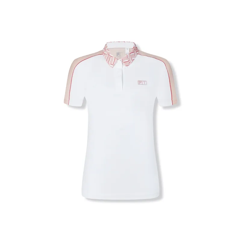 FILA Polo Shirts Women's Peach Ice Cream Powders-0