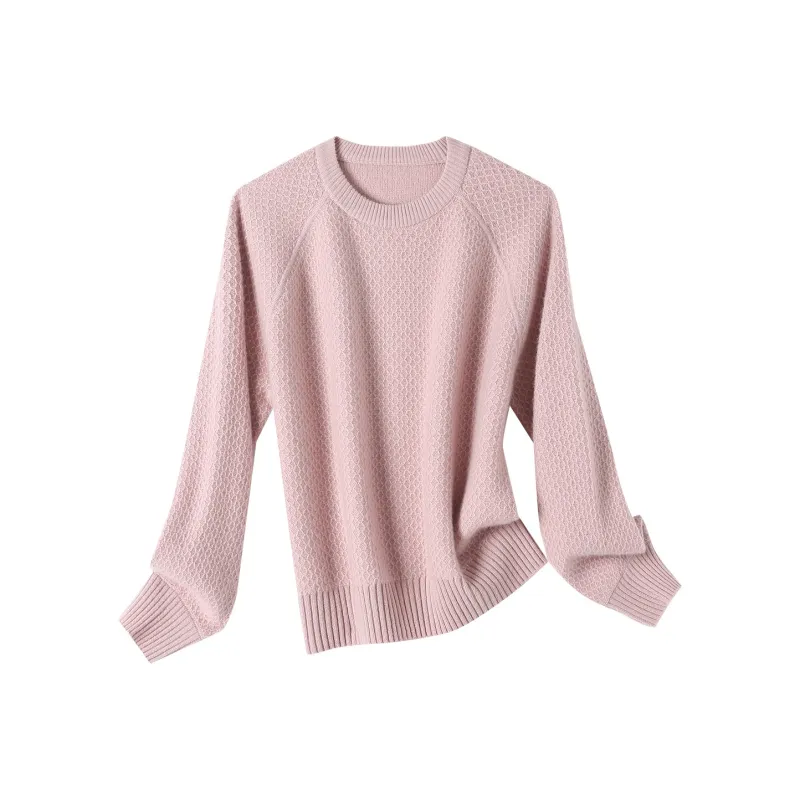 H YXIANG Cashmere Sweater Women's-2