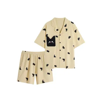 Maultiay Pajama Set Women's Yellow