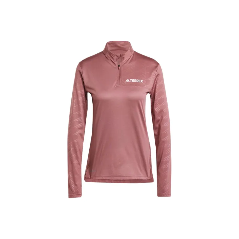 Adidas Free Shipping With AdiClub Terrex Multi Half Zip Long Sleeve Tee-0