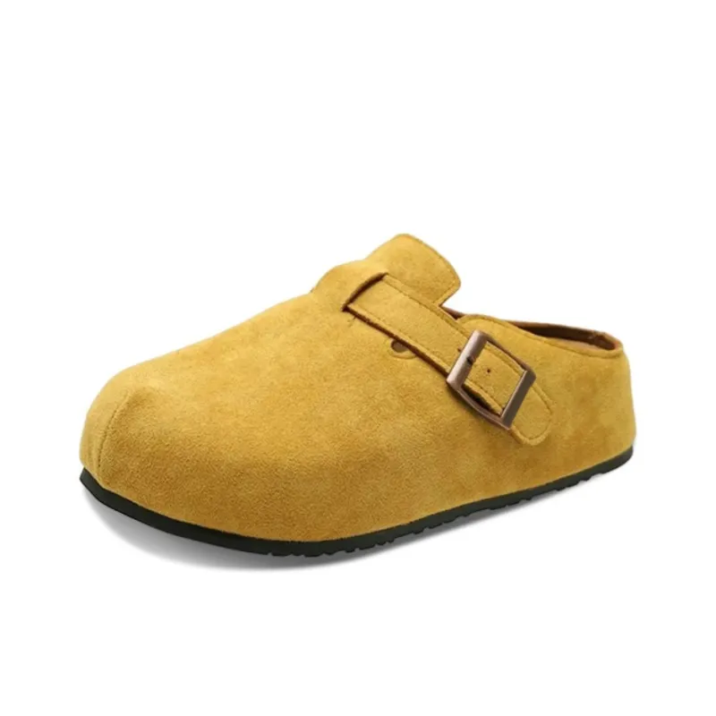 SHUXIAOBEI Closed Toe Slippers Women's-5