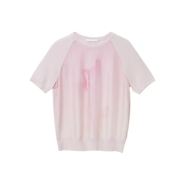 OVV Knitwear Women's Nude Pink Trim A9-0