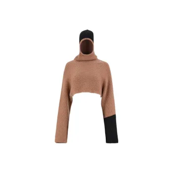 Ferragamo Colour block Ribbed Jumper