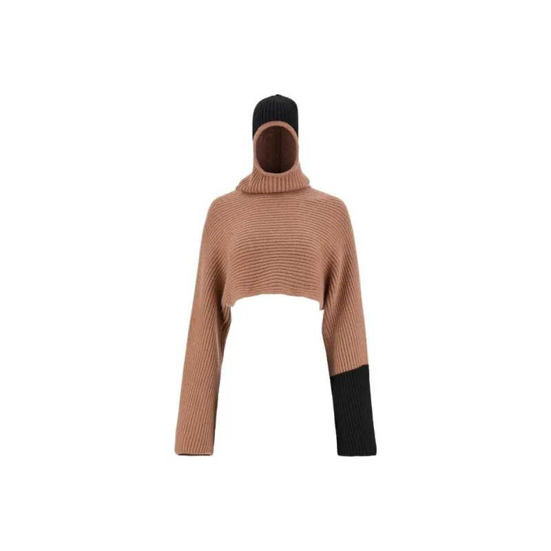 Ferragamo Colour block Ribbed Jumper-0