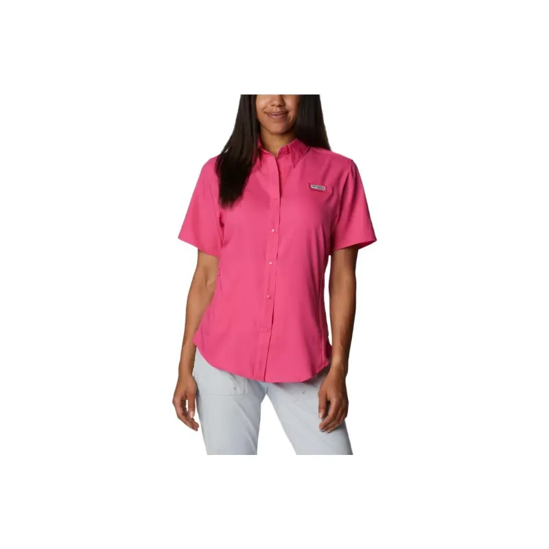 Columbia PFG Tamiami Shirts Women's Pink-0