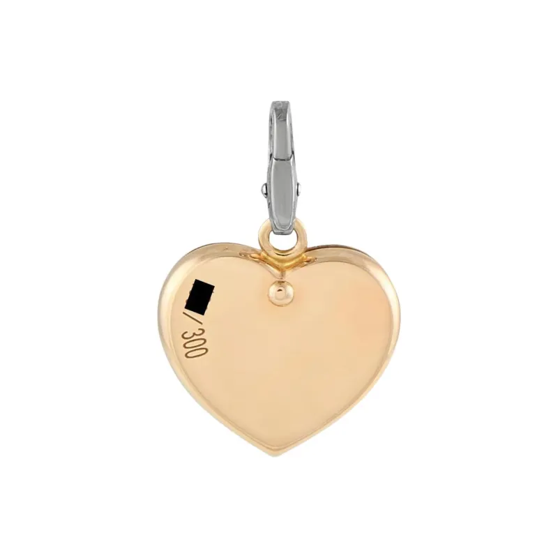 Cartier 18K Yellow And White Gold Diamond Heart Pendant-1