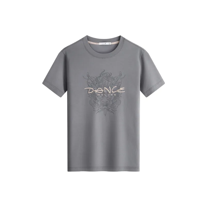 Dance With Wolves T Shirt Men's Brown-0