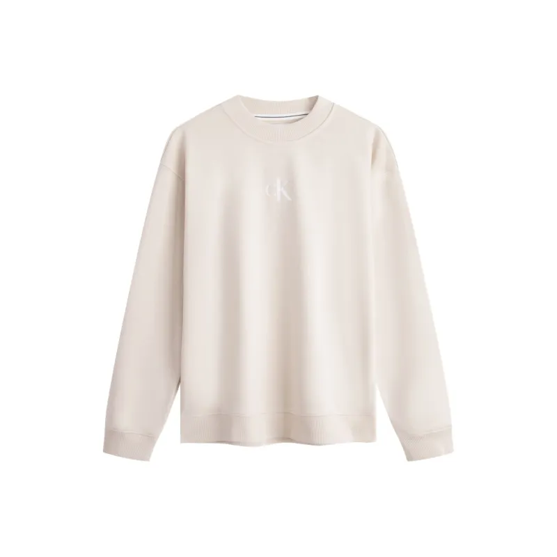 CALVIN KLEIN Sweatshirt Women's Ivory White-0