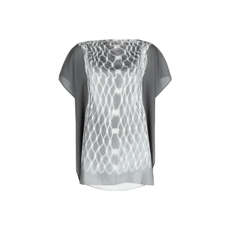 MM6 Maison Margiela Graphic print Short sleeved Blouse-0