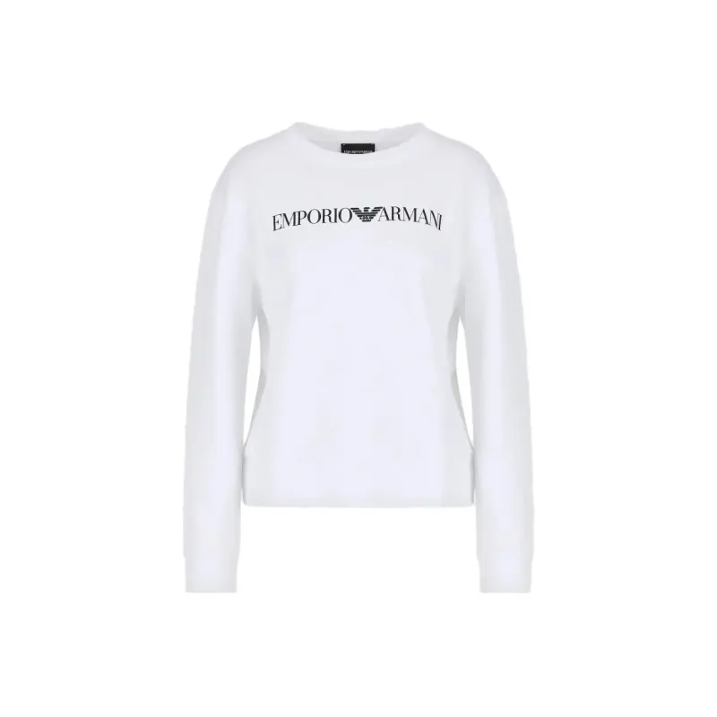 EMPORIO ARMANI Asv Organic Jersey Sweatshirt With Logo-0