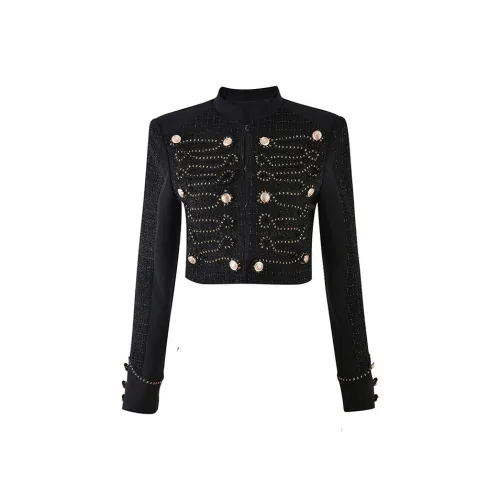 CHARM PICK Jackets Coats Women's Black