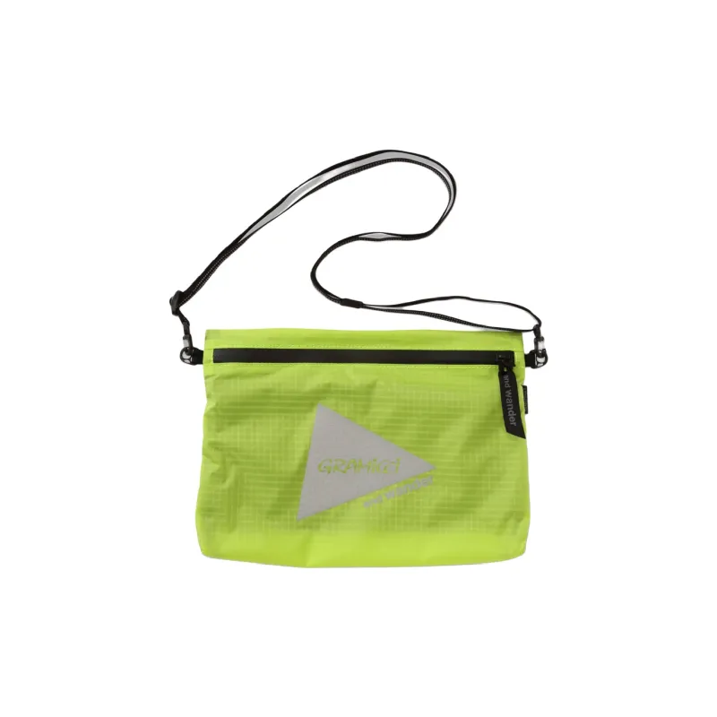 Gramicci And Wander Collaboration Crossbody Bags Nylon Yellow/Beige/Black Unisex-0