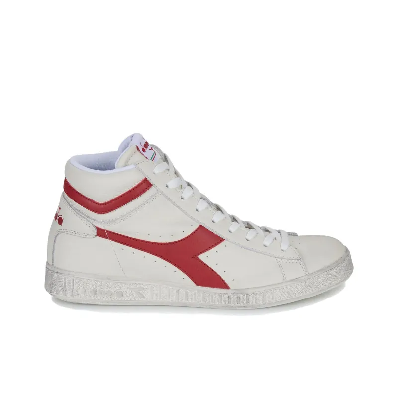 Diadora GAME L Wear resistant And Lightweight Mid Top Skateboard Shoes Men's Beige-1