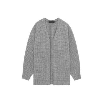 Fear Of God Essentials Women'ss Knit Long Cardigan Dark Heather