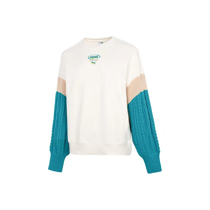PUMA Sweatshirts Women's White-0