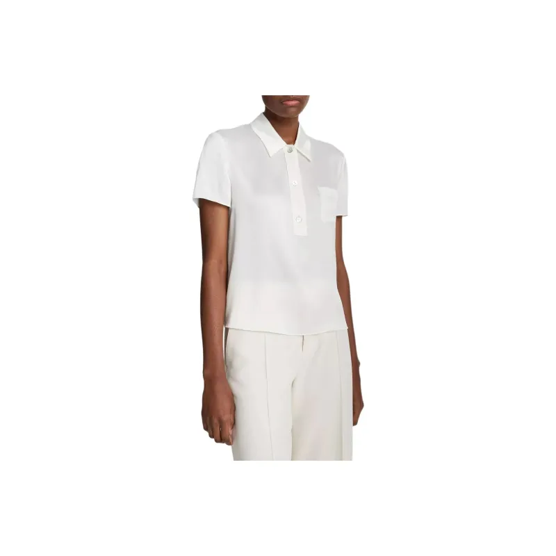VINCE Polo Shirts Women's White-0