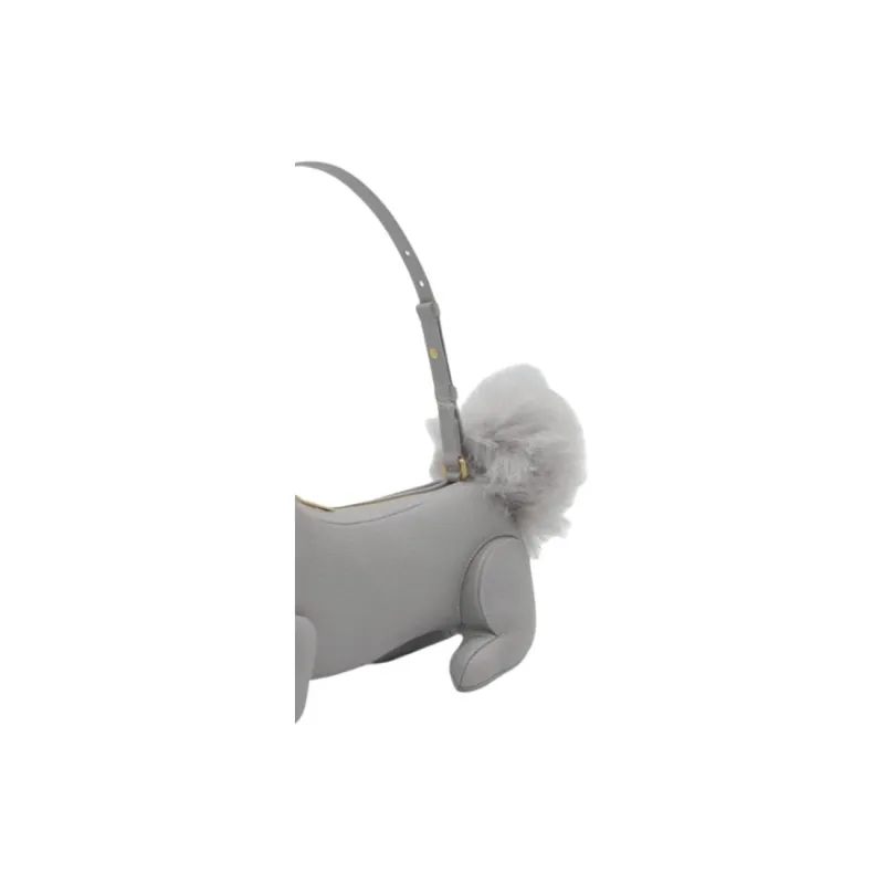 THOM BROWNE Squirrel Motif Zipped Shoulder Bag-3