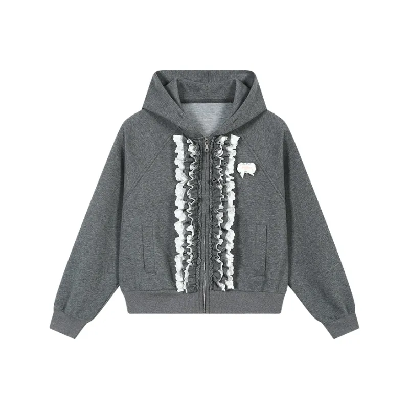 AooRaa Sweatshirts Women's Gray-0
