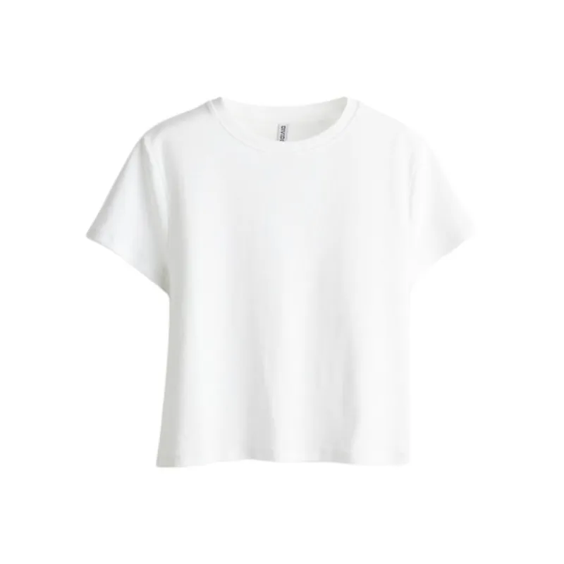 H&M T Shirts Women's White-0