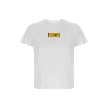 MM6 Maison Margiela Logo Patch Crewneck T Shirt
