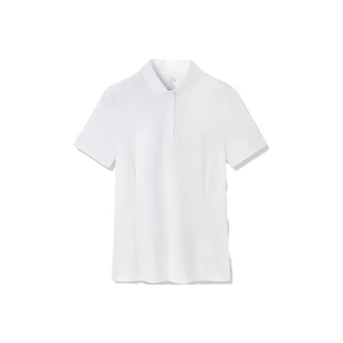 ANTA Variety Training Collection Polo Shirts Women's Snowflake White