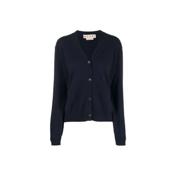 MARNI Cashmere Sweaters Women's Navy Blue