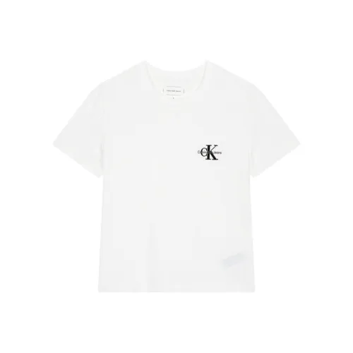 calvin k60k608945 KLEIN Regular T Shirt Women's Feather Light White