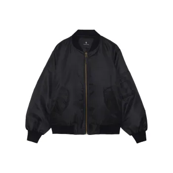 Anine Bing Leon Zipped Bomber Jacket
