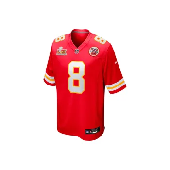 Nike NFL SS25 DeAndre Hopkins Kansas City Chiefs Super Bowl LIX Game Rugby Jerseys Men's Red