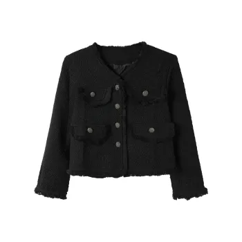 ZCDECO Jackets & Coats Women's Black