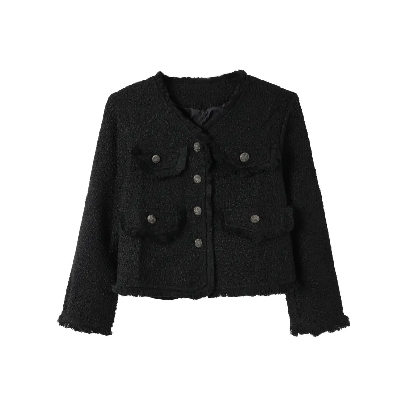 ZCDECO Jackets & Coats Women's Black-0