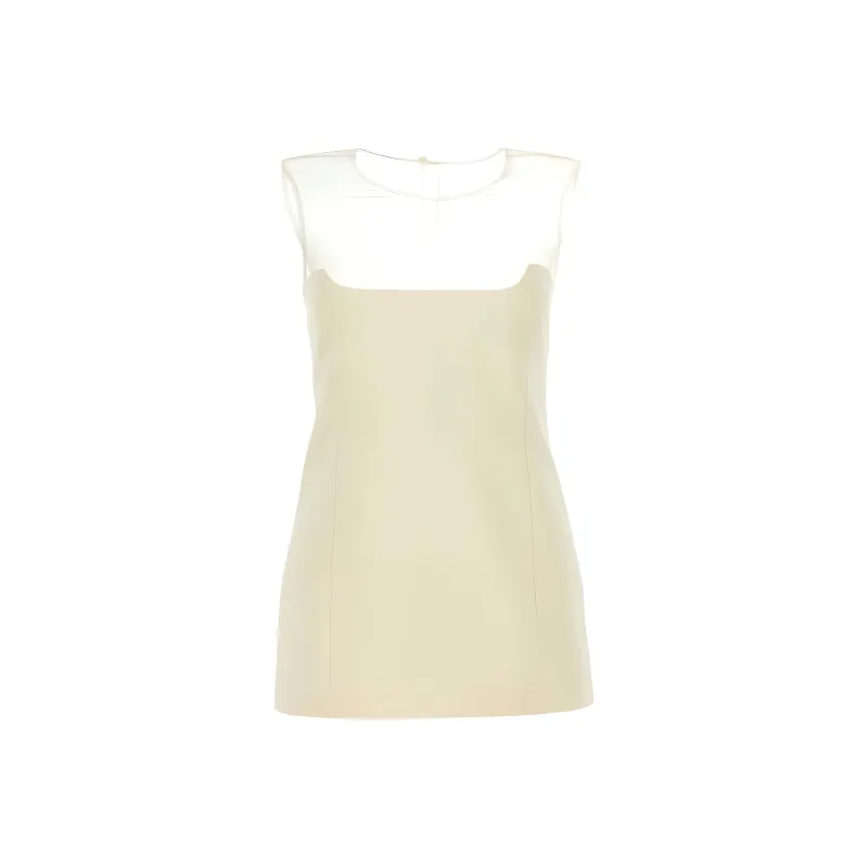 KHAITE Panelled Blouse-0