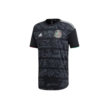 Adidas Mexico Soccer Jerseys 2019 Season Mexico Hirving Lozano No. 22 Size Unisex Black Gray Color