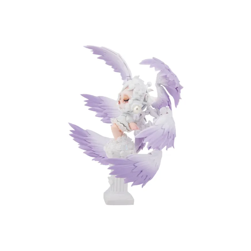 [Modified Doll] POP MART SKULLPANDA Photo Collection Six Winged Angel Hang Tag Box 18cm-17