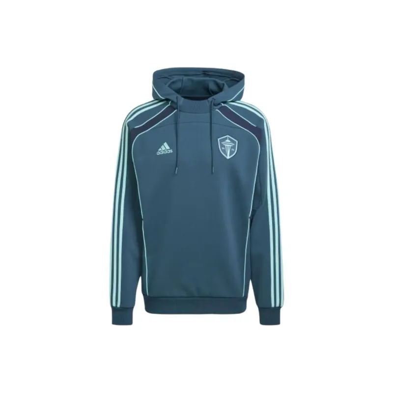 Adidas Free Shipping With AdiClub Seattle Sounders Fc Ubp Travel Hoodie-0