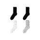 G-(Black 2+White+Light Heather Gray)