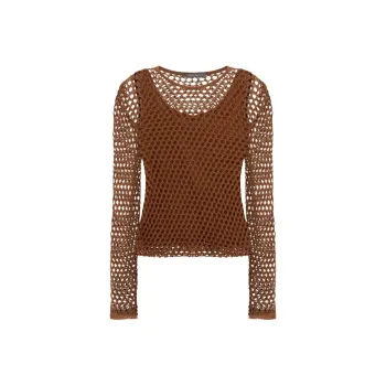 ALBERTA FERRETTI Mesh Long sleeves Top