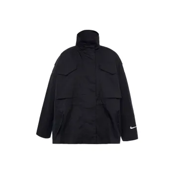 Nike Sw Collection Essentials M65 Women's Multi Pocket Loose Fit Jacket Black